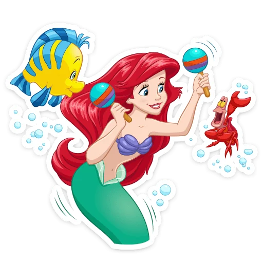 Стикерпак Ариэль для Telegram