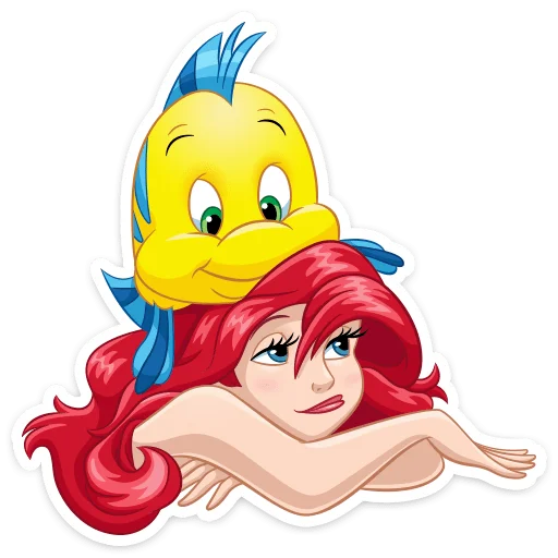 😮‍💨 Стикер «Ариэль» для Telegram