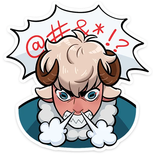 ⭐ Стикер «Ариес» для Telegram