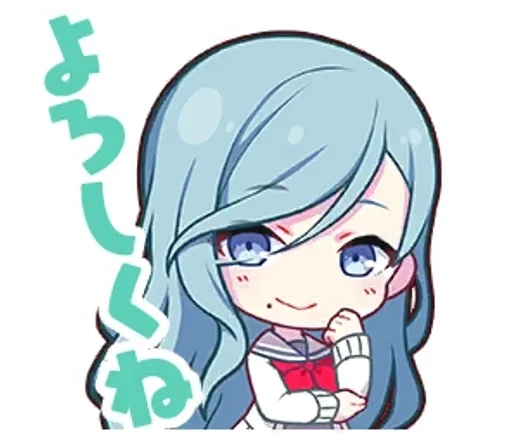 💠 Стикер «Hinomori Shizuku» для Telegram