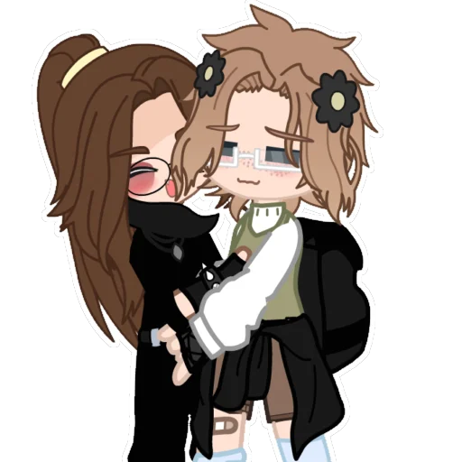 💕 Стикер «Арисик и Андрюша» для Telegram