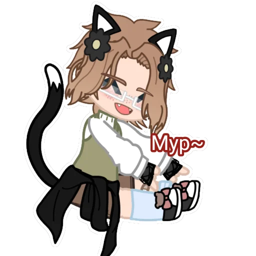 🐈‍⬛️ Стикер «Арисик и Андрюша» для Telegram