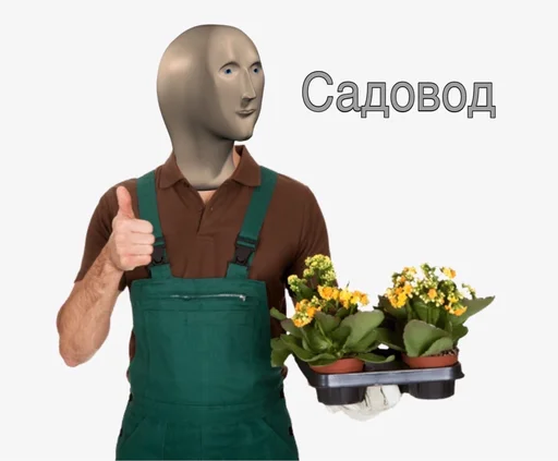 🌳 Стикер «Пластилиновые ёбла» для Telegram