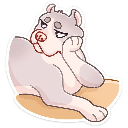 😕 Стикер «Аркадий без надписей» для Telegram