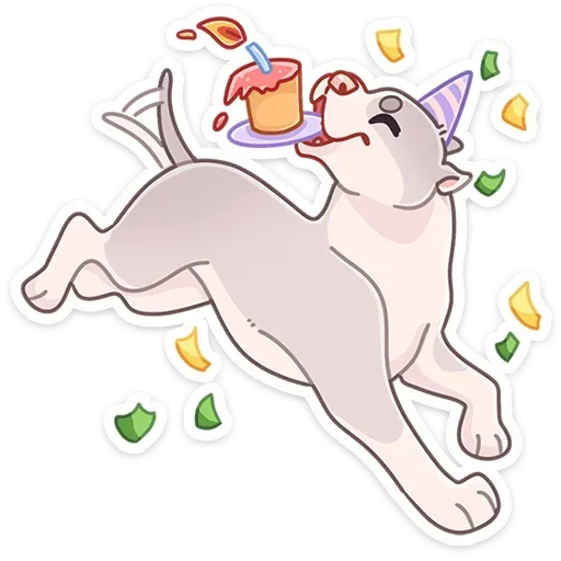 🥳 Стикер «Аркадий без надписей» для Telegram