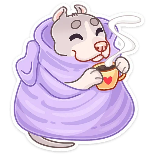 ☕️ Стикер «Аркадий без надписей» для Telegram