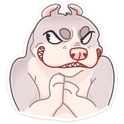 😈 Стикер «Аркадий без надписей» для Telegram