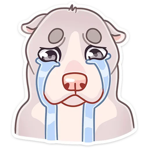 😭 Стикер «Аркадий без надписей» для Telegram