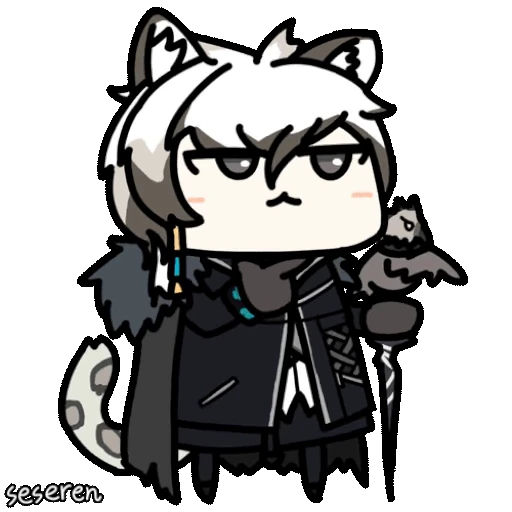 😌 Стикер «Arknights (Seseren)» для Telegram