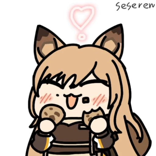 🍪 Стикер «Arknights (Seseren)» для Telegram