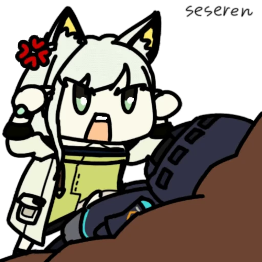 🧠 Стикер «Arknights (Seseren)» для Telegram