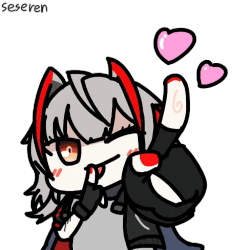 😘 Стикер «Arknights (Seseren)» для Telegram