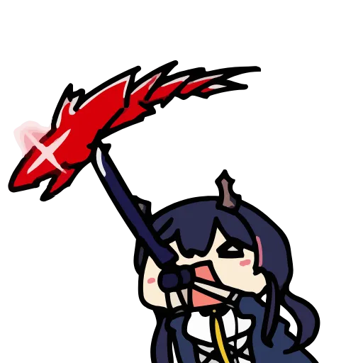😣 Стикер «Arknights (Seseren)» для Telegram