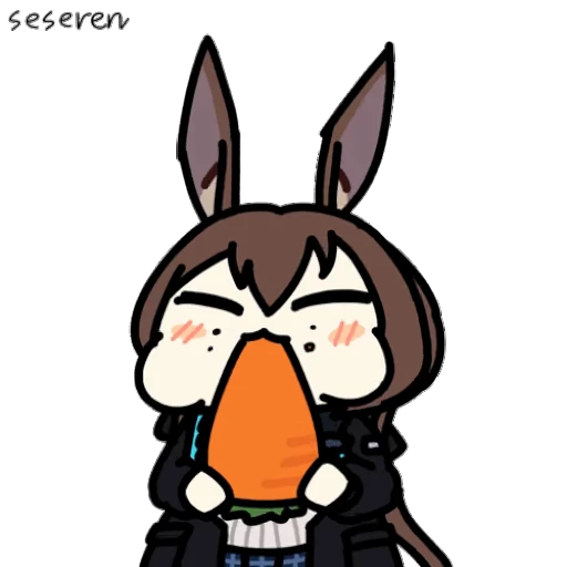 🥕 Стикер «Arknights (Seseren)» для Telegram