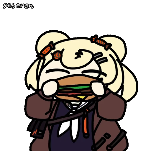 🍔 Стикер «Arknights (Seseren)» для Telegram