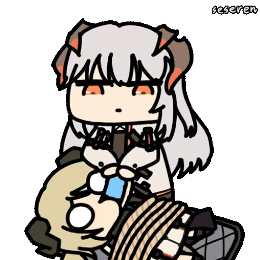 🍼 Стикер «Arknights (Seseren)» для Telegram
