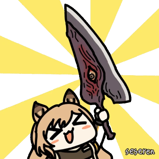 🗡️ Стикер «Arknights (Seseren)» для Telegram