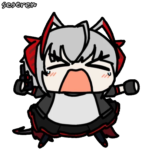 😫 Стикер «Arknights (Seseren)» для Telegram