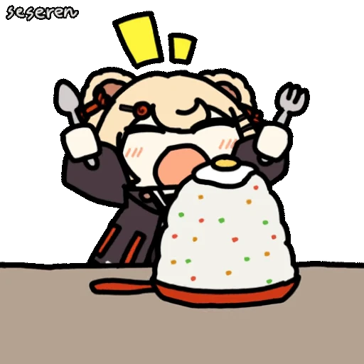 🍽️ Стикер «Arknights (Seseren)» для Telegram