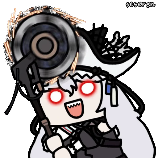☠️ Стикер «Arknights (Seseren)» для Telegram
