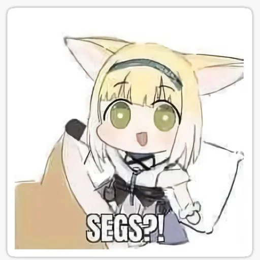 🙃 Стикер «Arknights cursed meme» для Telegram