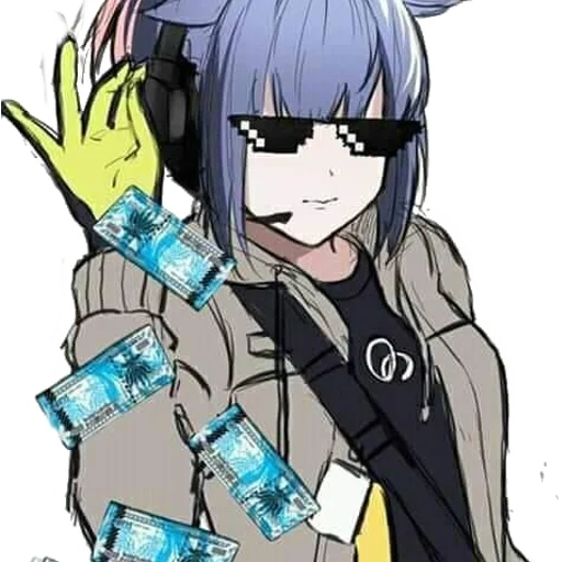 😋 Стикер «Arknights cursed meme» для Telegram