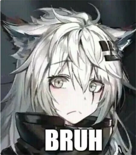 😢 Стикер «Arknights cursed meme» для Telegram