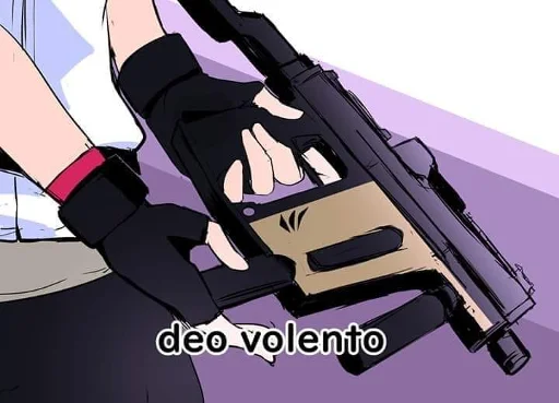 🔫 Стикер «Arknights cursed meme» для Telegram