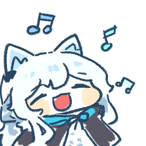 🎵 Стикер «Гача» для Telegram