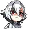 😈 Эмодзи «Arlecchino Columbina» для Telegram