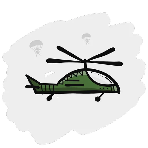 🚁 Стикер «Army Day» для Telegram