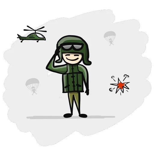 😁 Стикер «Army Day» для Telegram