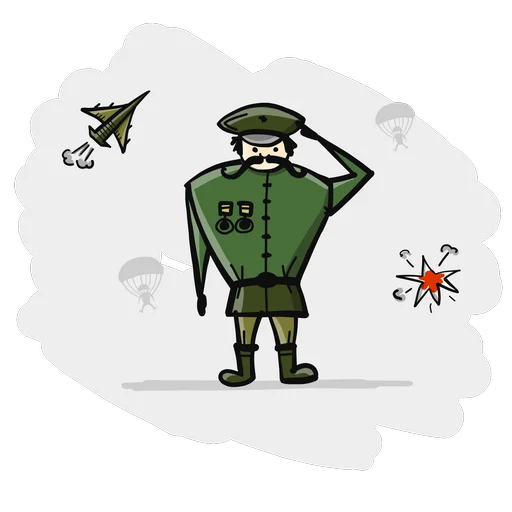 😄 Стикер «Army Day» для Telegram