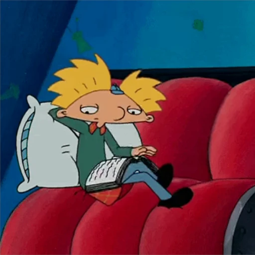 📖 Стикер «Hey Arnold!» для Telegram