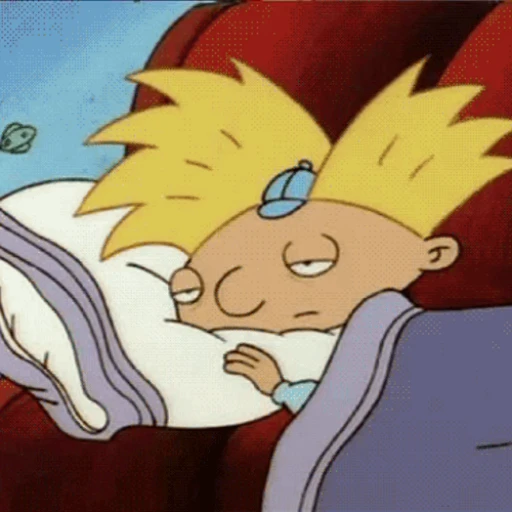 😴 Стикер «Hey Arnold!» для Telegram