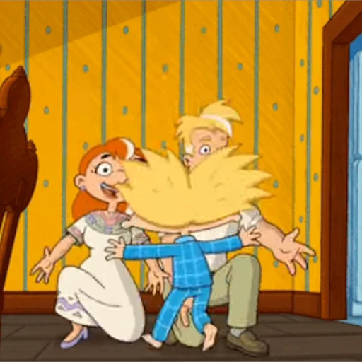 ❤️ Стикер «Hey Arnold!» для Telegram
