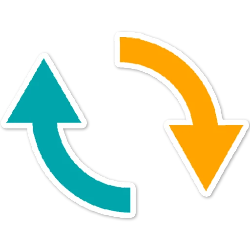 ⤴️ Стикер «Arrows ⬆⬇» для Telegram