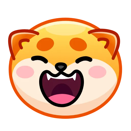 Стикерпак Fox emoji для Telegram
