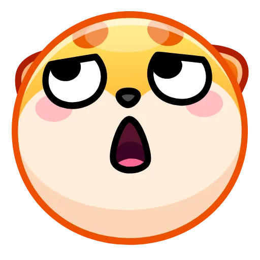 🙄 Стикер «Fox emoji» для Telegram