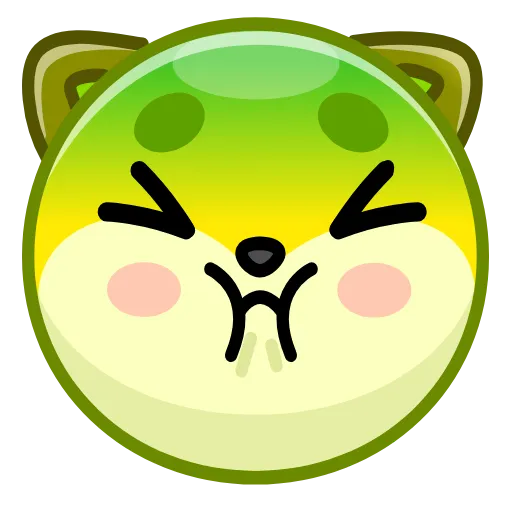 🤢 Стикер «Fox emoji» для Telegram