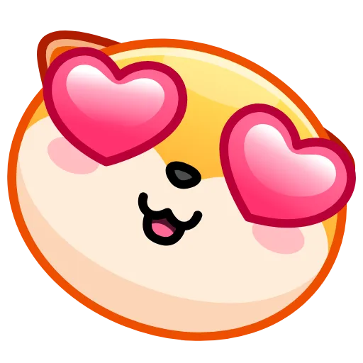😍 Стикер «Fox emoji» для Telegram