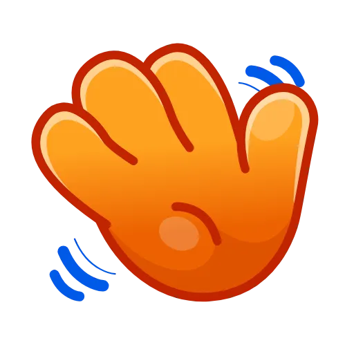 👋 Стикер «Fox emoji» для Telegram
