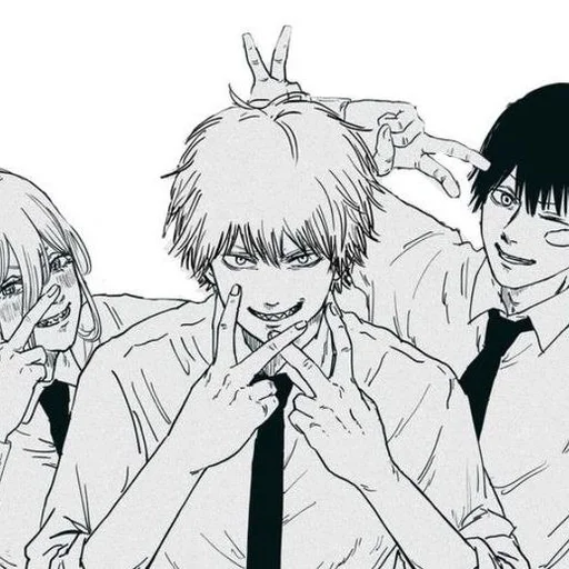 ❤️‍🩹 Стикер «Chainsaw Man» для Telegram