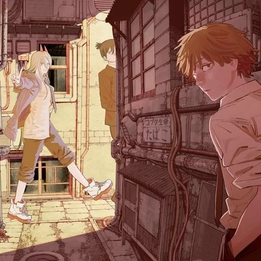 ❤️‍🩹 Стикер «Chainsaw Man» для Telegram