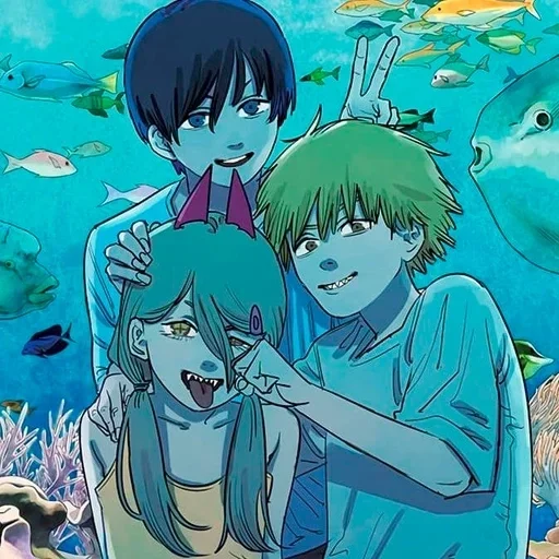 Стикерпак Chainsaw Man для Telegram