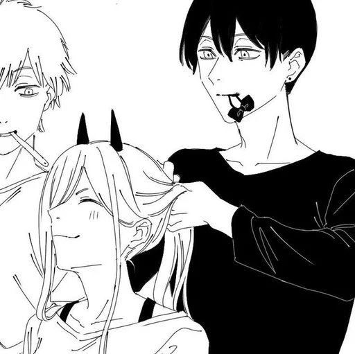 🫂 Стикер «Chainsaw Man» для Telegram