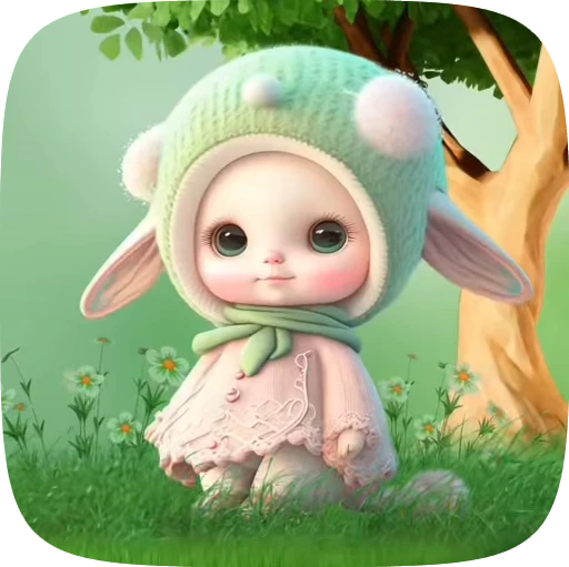 🥰 Стикер «Art Baby» для Telegram
