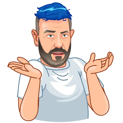 🤷‍♂️ Стикер «Артемий Лебедев» для Telegram