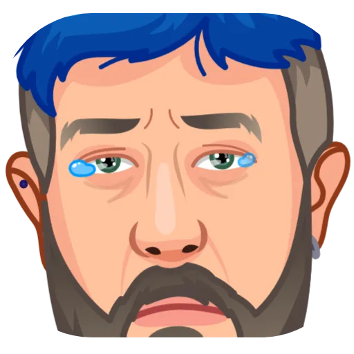 😢 Стикер «Артемий Лебедев» для Telegram