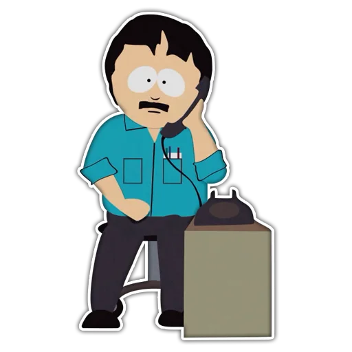 📞 Стикер «Южный Парк South Park» для Telegram